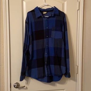 Blue flannel